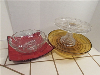 CAKE STANDS & SERVING DISHES