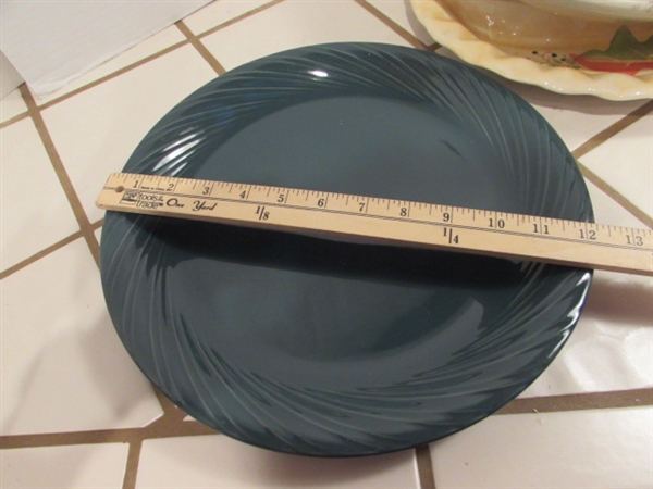 TOMMY BAHAMA MELAMINE BOWL, PLATTER, WOODEN BOWL & MORE