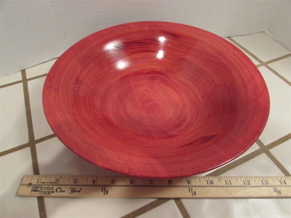 TOMMY BAHAMA MELAMINE BOWL, PLATTER, WOODEN BOWL & MORE