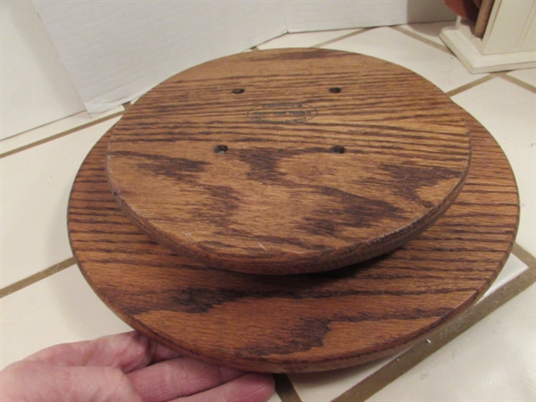 COUNTERTOP BUTCHER BLOCK, LAZY SUSAN, NAPKIN HOLDER & MORE