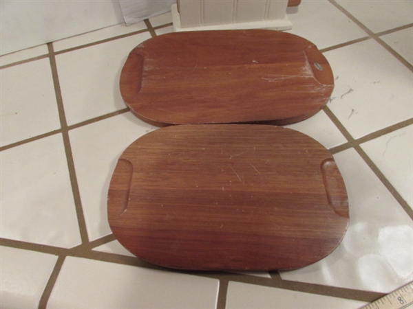 COUNTERTOP BUTCHER BLOCK, LAZY SUSAN, NAPKIN HOLDER & MORE