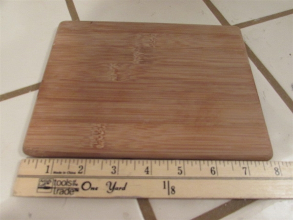 COUNTERTOP BUTCHER BLOCK, LAZY SUSAN, NAPKIN HOLDER & MORE