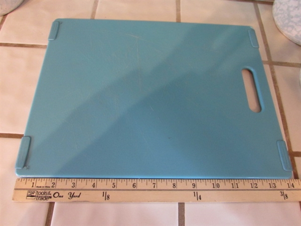 CANISTERS, COOKIE SHEET, TRAY, CUTTING BOARD & MORE