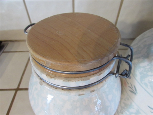 CANISTERS, COOKIE SHEET, TRAY, CUTTING BOARD & MORE