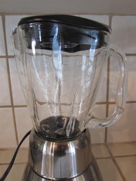 OSTER 16-SPEED BLENDER, NINJA CHOPPER & SLICING TOOL