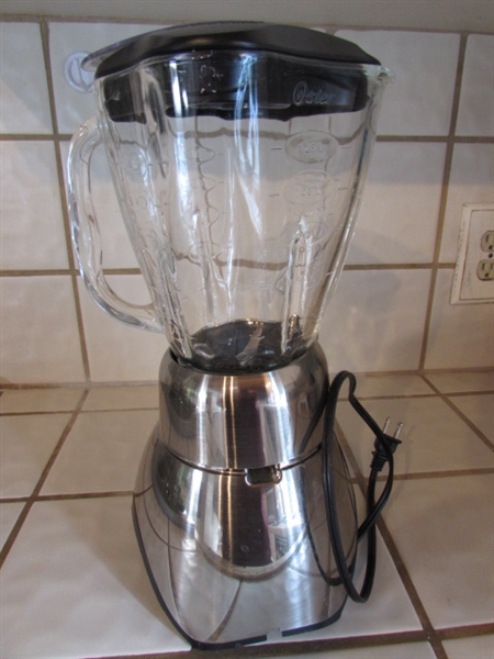 OSTER 16-SPEED BLENDER, NINJA CHOPPER & SLICING TOOL