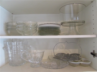 CRYSTAL & CLEAR GLASS DISHWARE & MORE