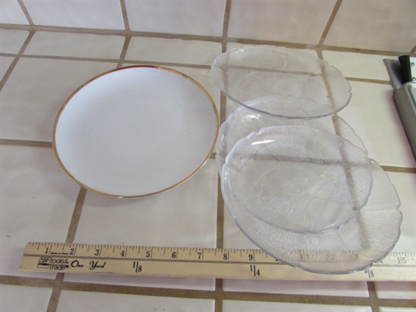 CRYSTAL & CLEAR GLASS DISHWARE & MORE