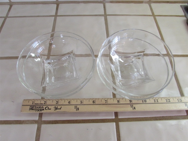 CRYSTAL & CLEAR GLASS DISHWARE & MORE