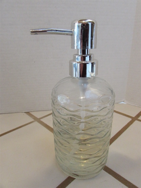 SOAP DISPENSERS & DECANTER