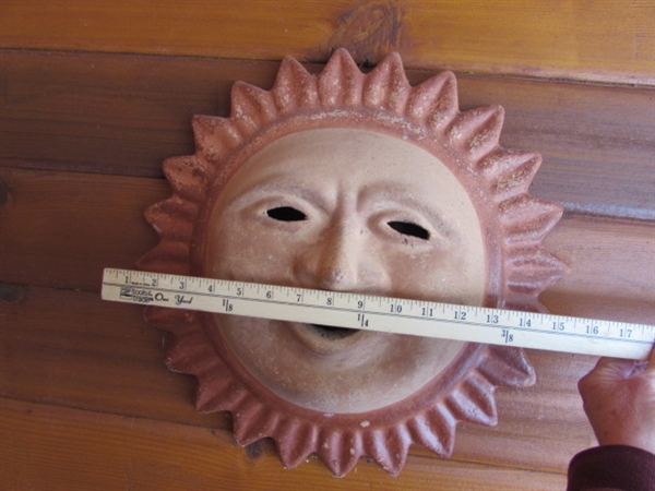 CLAY SUN WALL ART