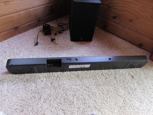 LG SOUNDBAR & SUBWOOFER