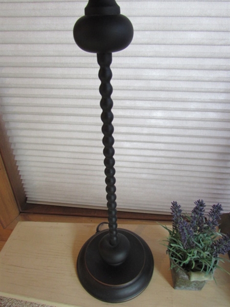 TABLE LAMP, DECOR, TALL TABLE/STAND