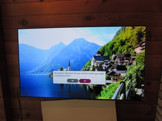 55" LG LED FLATSCREEN TV W/REMOTE & STAND