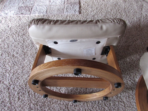 STRESSLESS CHAIR W/FOOTSTOOL