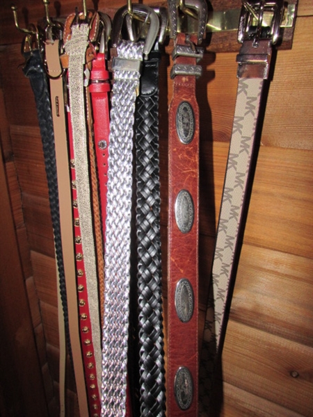 COLLECTION OF LADIES BELTS