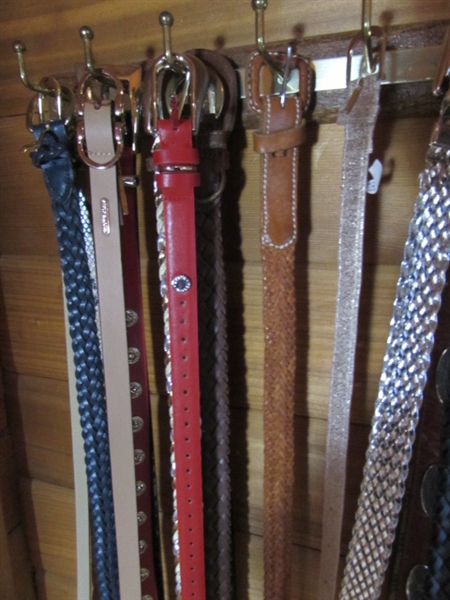 COLLECTION OF LADIES BELTS