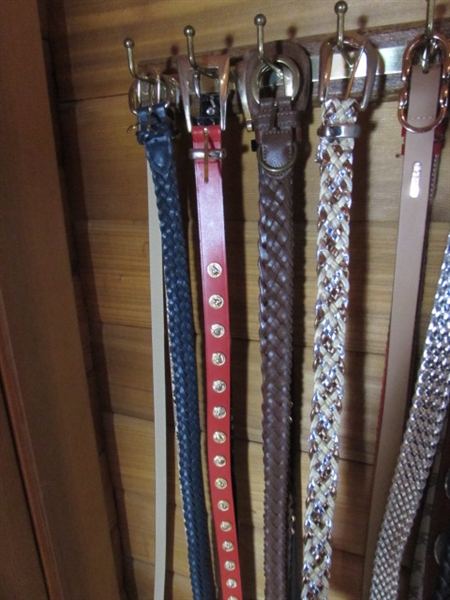 COLLECTION OF LADIES BELTS