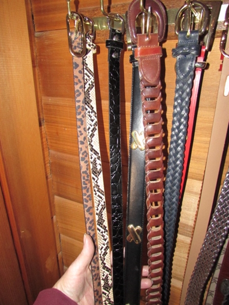 COLLECTION OF LADIES BELTS