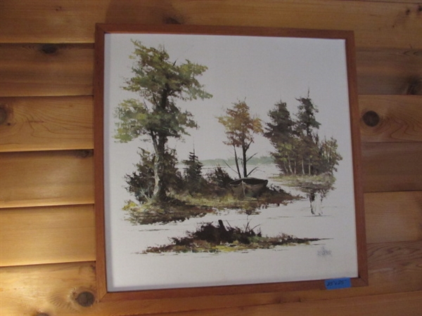 LANDSCAPE ART SIGNED BY R. WALTER