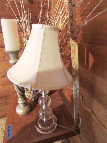 TABLE, LAMP, BASKET, DECOR & MORE