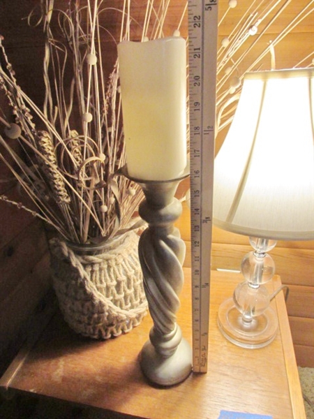 TABLE, LAMP, BASKET, DECOR & MORE