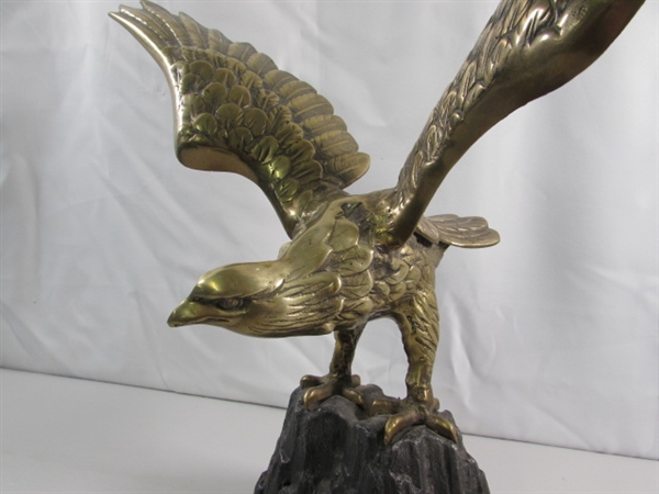 BRASS EAGLE STATUE