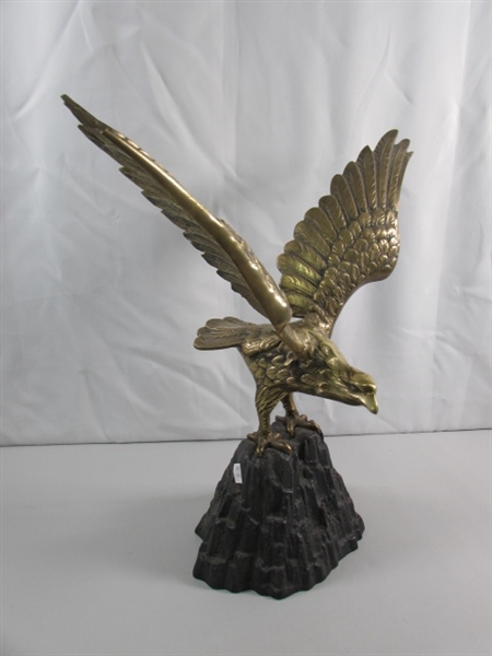 BRASS EAGLE STATUE