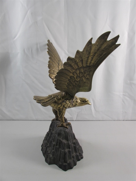 BRASS EAGLE STATUE