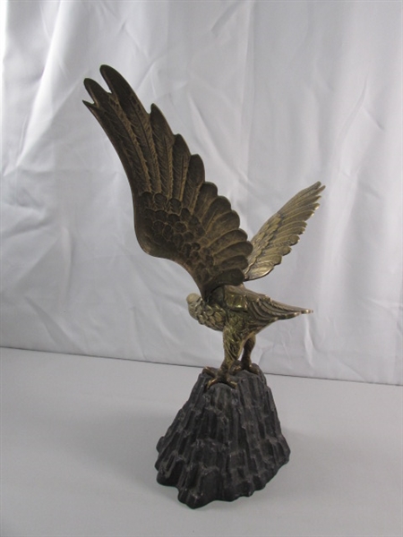 BRASS EAGLE STATUE