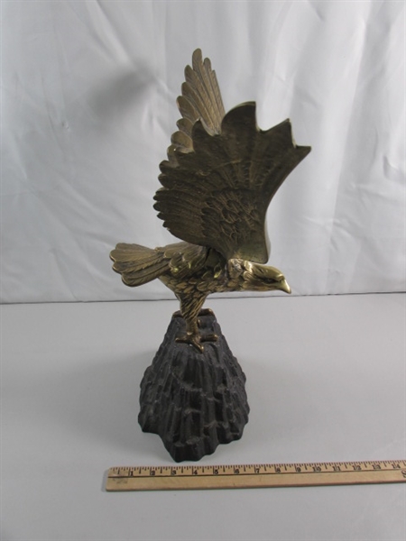 BRASS EAGLE STATUE