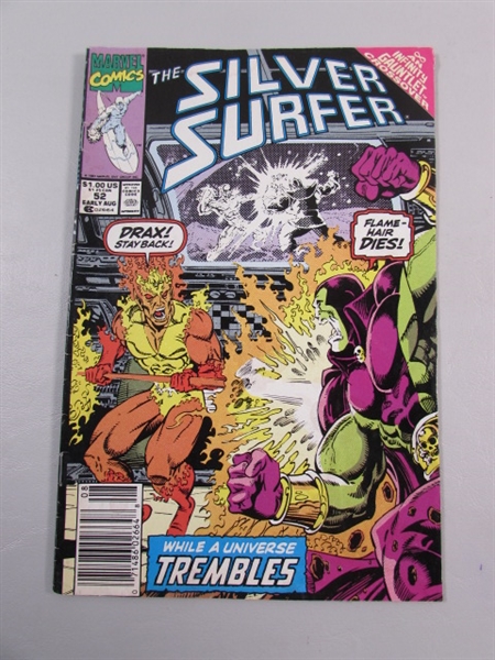 VINTAGE SILVER SURFER & SILVER SABLE COMIC BOOKS