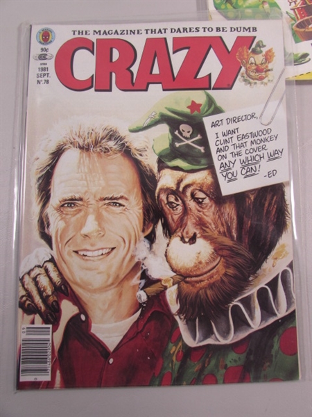 CRAZY MAGAZINE LOT