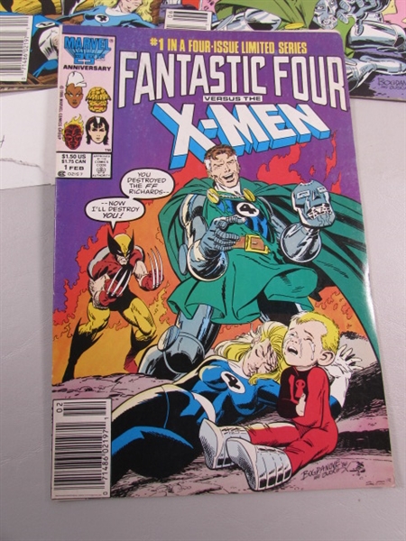 MARVEL RED SABLE & FANTASTIC FOUR VS X-MEN COMIC BOOKS