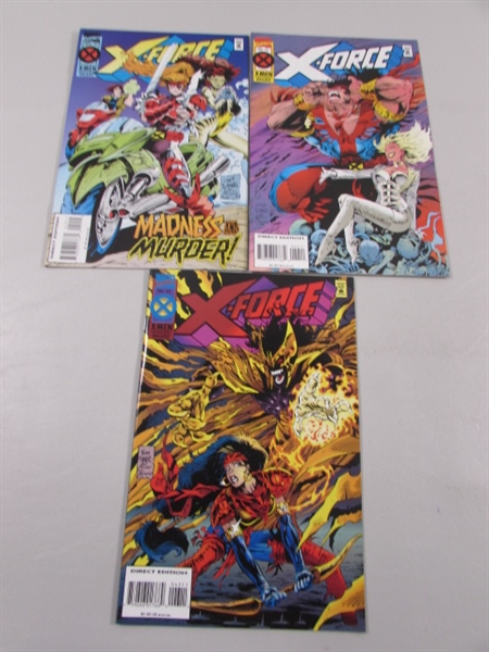 ASSORTED X-MEN, GENERATION X, X-FORCE & MORE COMIC BOOKS