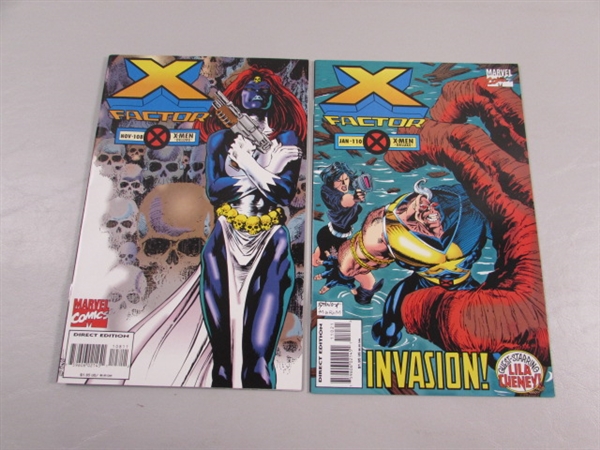 ASSORTED X-MEN, GENERATION X, X-FORCE & MORE COMIC BOOKS