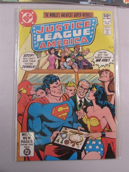 JUSTICE LEAGUE OF AMERICA COMIC BOOKS