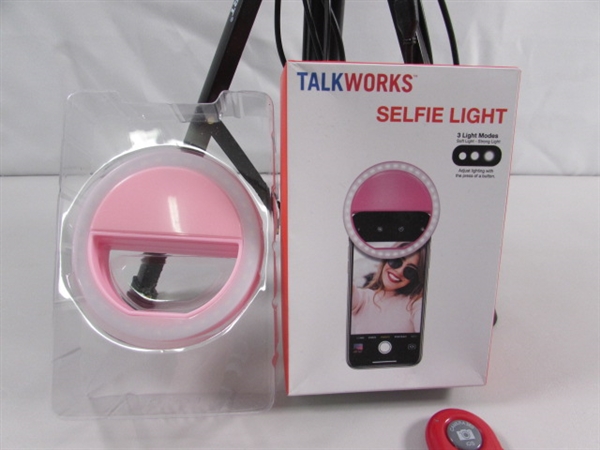 RING LIGHT & CELL PHONE SELFIE LIGHT