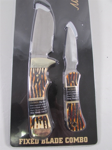 NEW UNCLE HENRY'S FIXED BLADE KNIFE SET