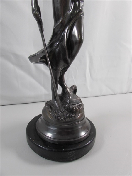 LADY JUSTICE BRONZE STATUE (NO WEIGHTS)