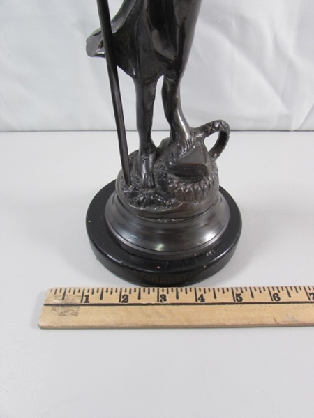 LADY JUSTICE BRONZE STATUE (NO WEIGHTS)