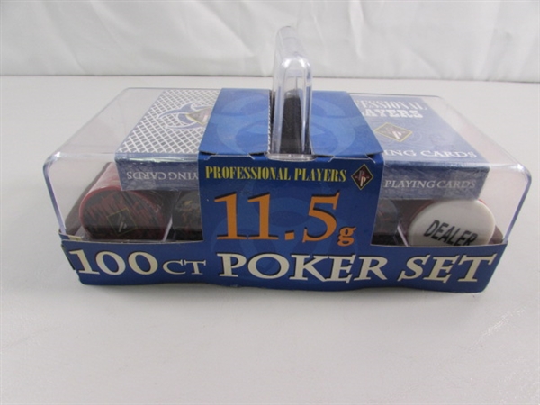 3 NEW POKER SETS