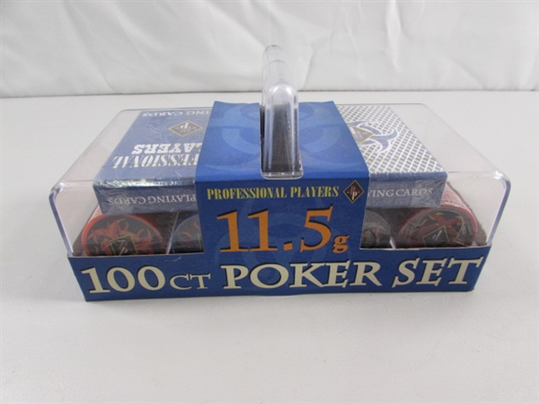 3 NEW POKER SETS