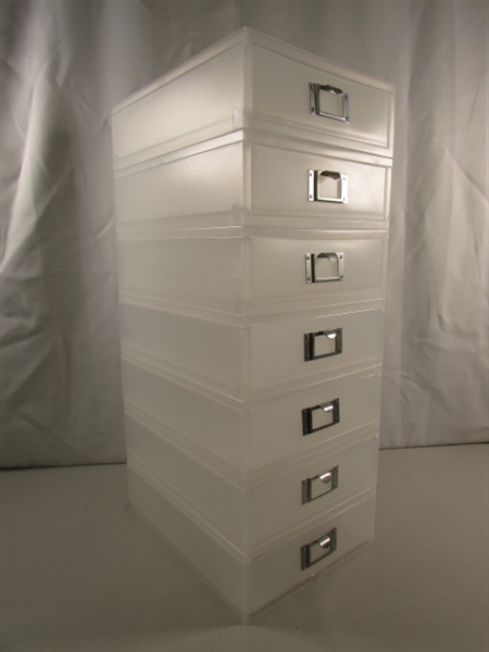 STORAGE DRAWERS, SMALL BINS & AIRPLANE BOOKENDS