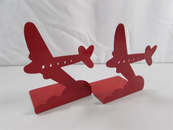 STORAGE DRAWERS, SMALL BINS & AIRPLANE BOOKENDS