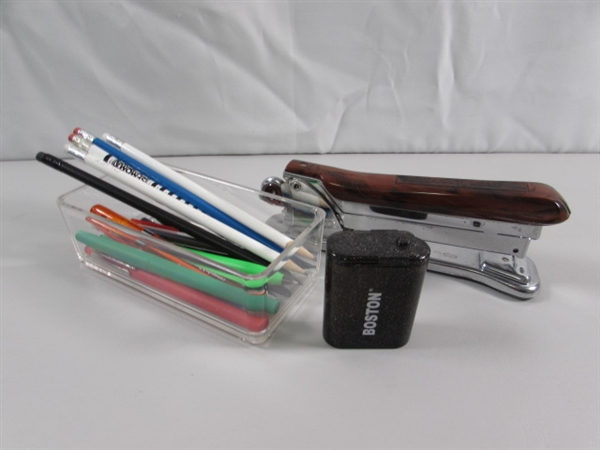 OFFICE SUPPLIES - ADDING MACHINE, NOTEBOOKS, STAPLER, ORGANIZERS & MORE