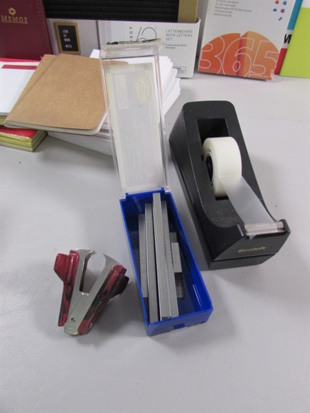 OFFICE SUPPLIES - ADDING MACHINE, NOTEBOOKS, STAPLER, ORGANIZERS & MORE