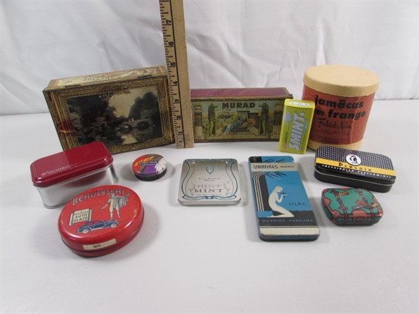 VINTAGE TOBACCO TINS, MODERN MINT TINS & OTHERS