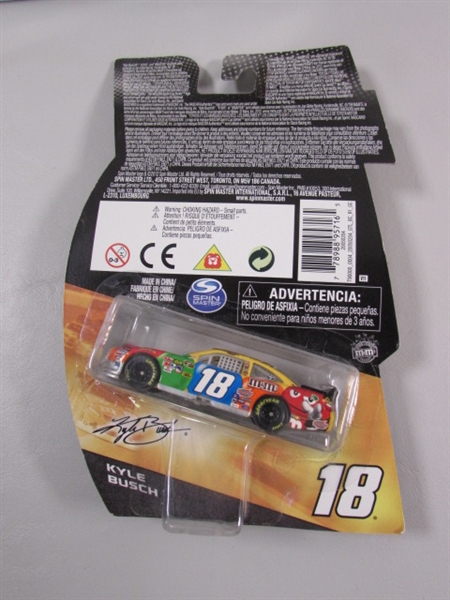 DIE CAST M&M RACING CARS/TRUCK & M&M SMOKIN' GRILL HOTWHEELS CAR & TIN