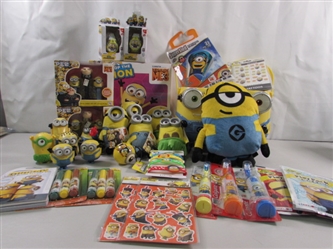 LARGE ASSORTMENT OF MINION TOYS ETC - GREAT FOR EASTER BASKETS